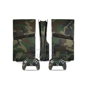Ps5 Pro Protective Green Camo Sticker