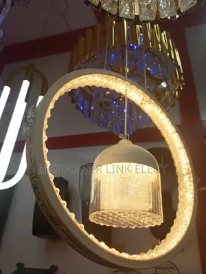 Ceiling Drop Pendant Light Warm White and Pink Light