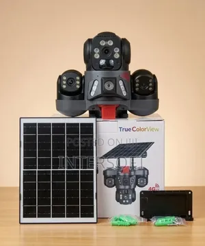 T31 Intelligent Solar 4g Lte PTZ Security Camera - Triple Lens, 9mp
