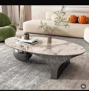 Modern White Center Table