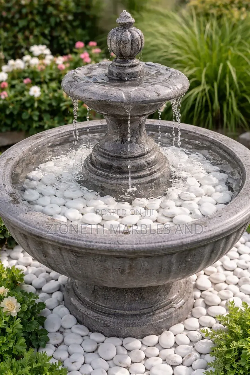 Crystal White Round Pebble Stone