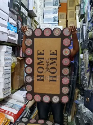 80cm by 50cm Boho Mandala “Welcome” Door Mat
