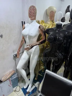 White and Rose Gold Woman Size 12 Mannequin