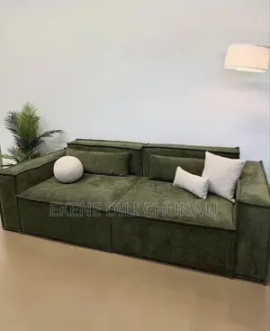 Luxury Modern 3-Seater Sofa | Minimalist Velvet Couch