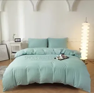4pcs Luxurious Pure Cotton Quilt Bedsheet and Duvet Cover