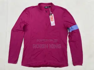 Crane Women Dark Pink Long Sleeve Cycling Jersey Top Uk Size 12/14