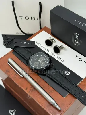 Tomi Watch Set With Cufflinks and Pen