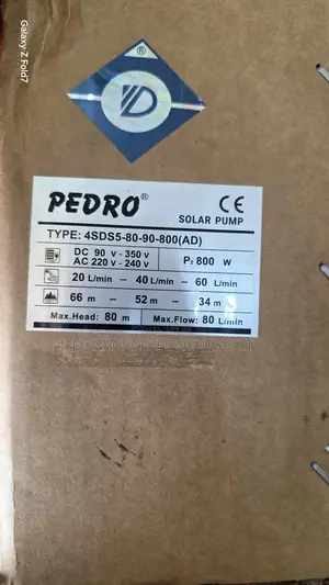 Ac/Dc Pedro Solar Pump