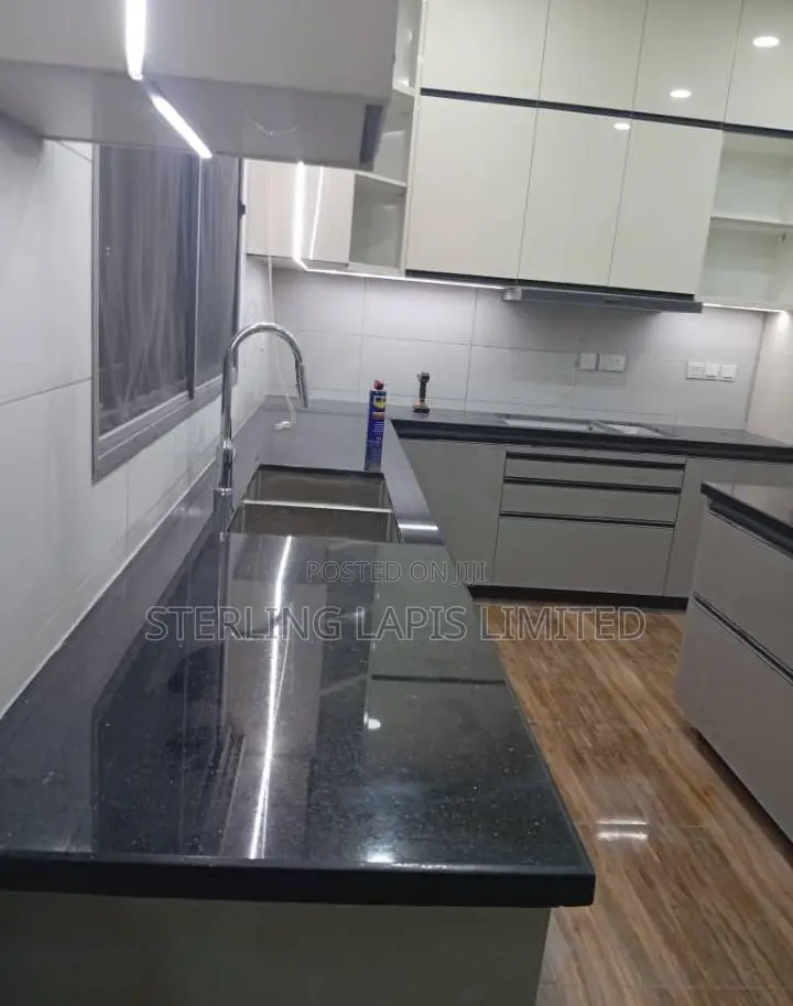 Absolute Black Marble Granite Slabs