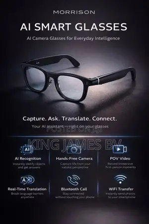 Smart Ai Glasses With Camera And Audio