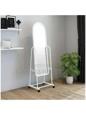 Movable Dressing Mirror(White)