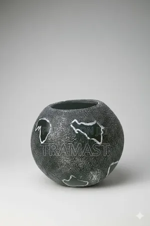 Round Ball Plant Vase (Rustic)