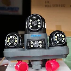 PTZ Solar CCTV Camera With All 3lens Rotating