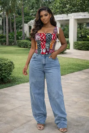 Modern Ankara Top - Style 203