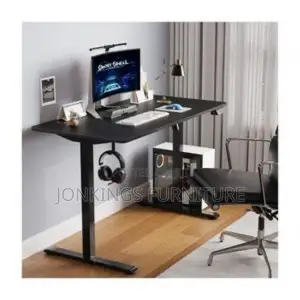Smart Electric Height Adjustable Desk (Black)