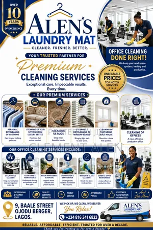 Dry Cleaning/Office/Home Cleaning