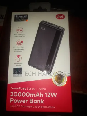 12w Itel Power Pulse 20000mah Power Bank