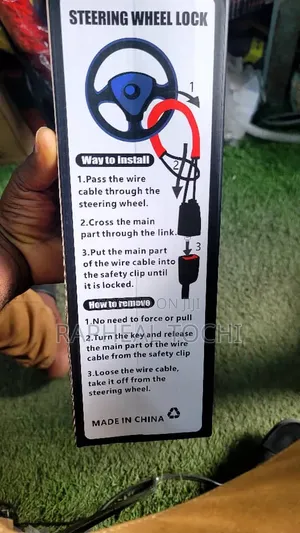 Car Steering Wheel Lock Seat Belt