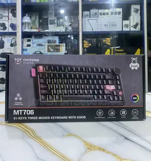 Onikuma Mt706 Tri-Mode Mechanical Keyboard / 81 Keys RGB
