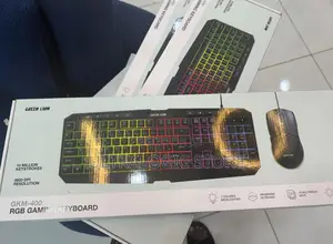 New Green Lion Gk-400 RGB Gaming Keyboard + Mouse - Black