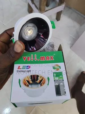Vellmax 7 Watts Pop Spot Light ( Gold Silver Black and White Inside)