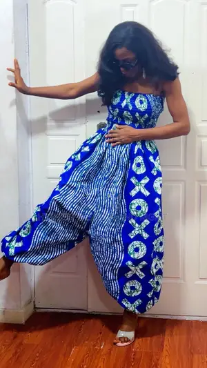Straplees Top and Kembe Pants - Style 906