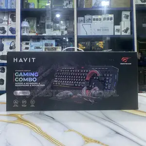 Gamenote Kb501cm Gaming Keyboard, Mouse, Headphone and Mouse Pad