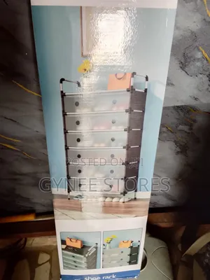 7 Tier Multi-Purpose Shoe Rack With Cover