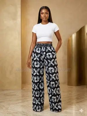 Casual Ankara Pants - Style 808