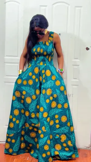 Smocked Long Gown - Style 899