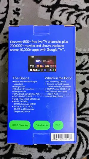 Onn Google Tv Streaming Device