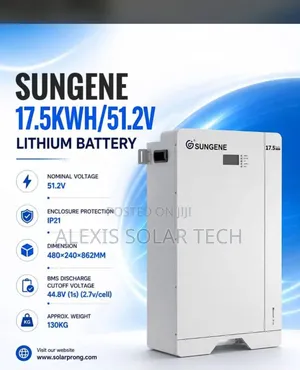 Sungene 17.5kwh Solar Lithium Battery