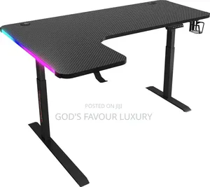 Electric Adjustable Height Desk L Shape.