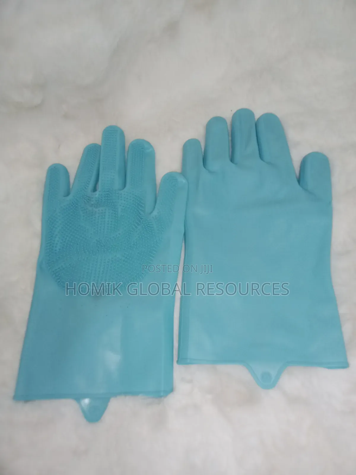 2pcs Multifunctional Silicon Washing Gloves