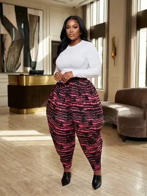 High Waist Kembe Pants - Style 902