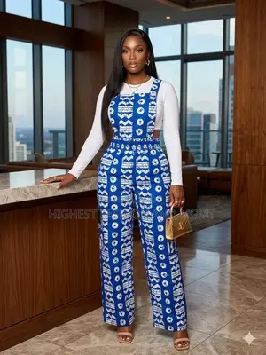 Cross-Back Jumpsuit - Style 129