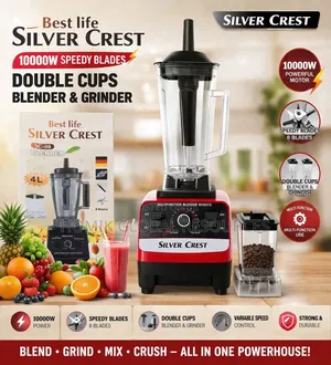 Silver Crest __ 100000w Multifunctional Double Cup Blender Grinder