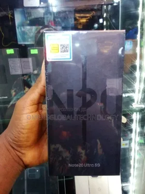 New Samsung Galaxy Note 20 Ultra 5G 256 GB Black