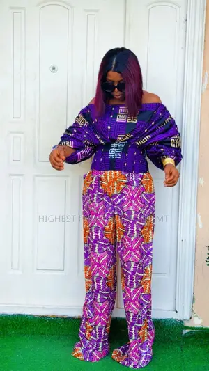 Off Shoulder Long Sleeve and Trousers - Style 653