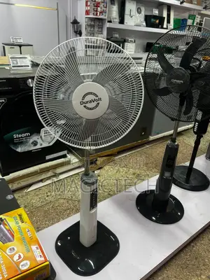 Duravolt Rechargeable Fan With Panel