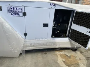 Perkins 40kva Soundproof Diesel Generator – Super Clean