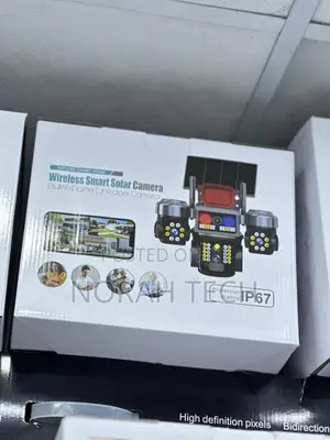 V380 Solar Triple Lens Camera