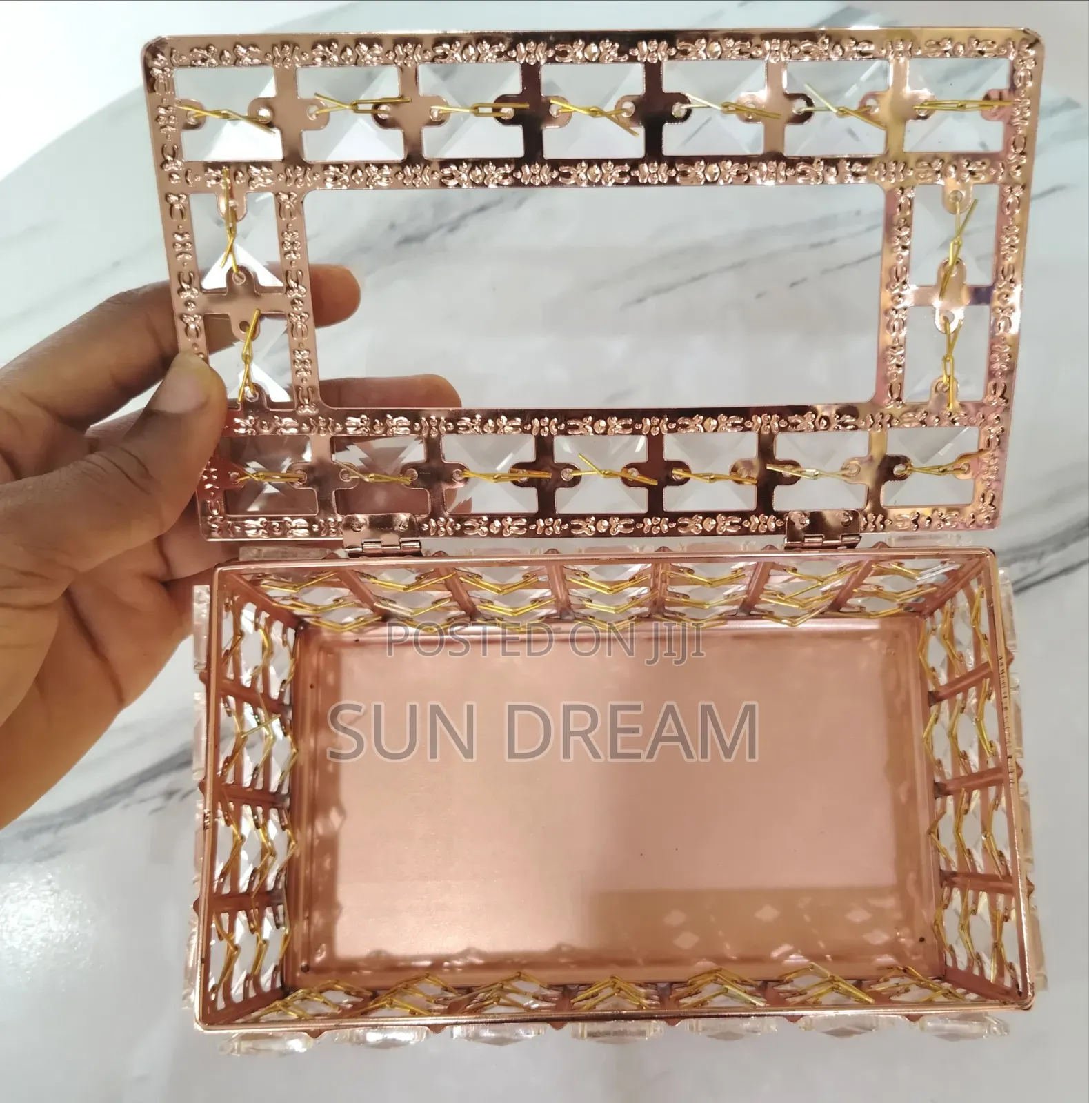 Crystal Tissue Box