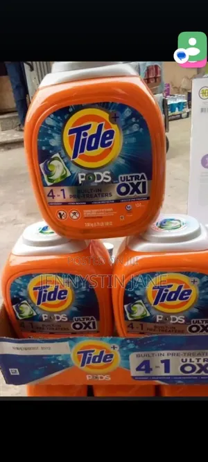 Tide Pods 4 In 1 Ultra Oxi Laundry Detergent