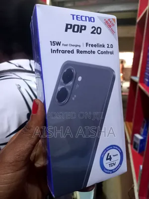New Tecno Pop 20 64 GB Black