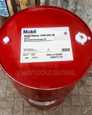 Mobil Delvac 1340 Sae 40 Monograde Diesel Engine Oil Drum