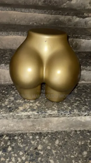 Gold Colour Short Female Mannequin