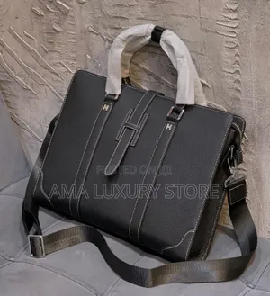 Hermes Leather Luxury Laptop/Office Bag – Unisex, Stylish Durable