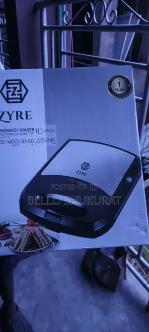 Zyre 4 Face Sandwich Maker