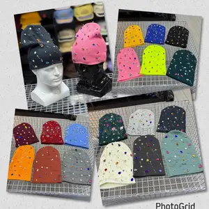 Big Size Long Beanie With Design